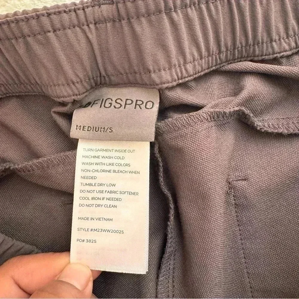FIGS PRO Straight Leg Trouser Classic Short Medium Brown size S
